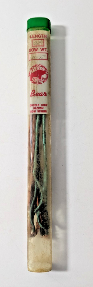 Vintage Bear Archery Dacron Double Loop Recurve Bow String 52” Bow 55/65 #