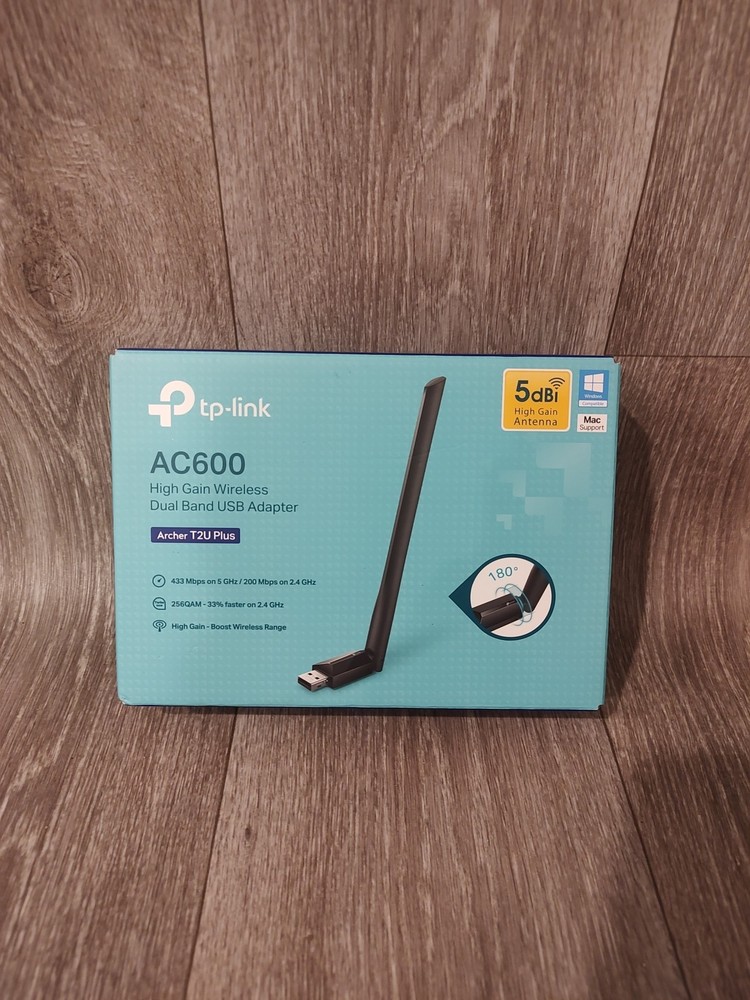 TP-Link Archer T2U Plus High Gain Wireless Dual Band USB Adapter