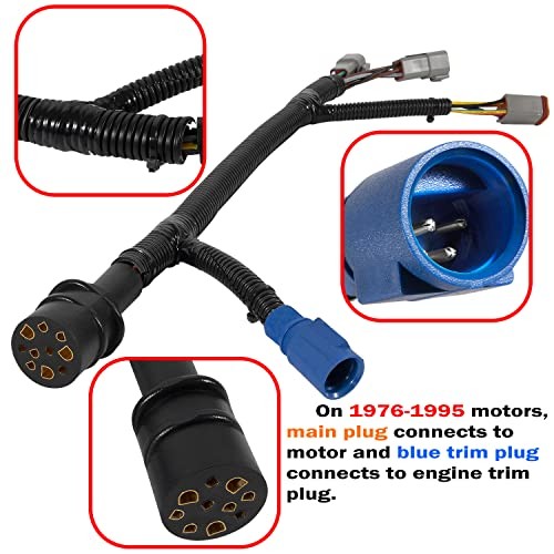 423-6344 Engine Adapter Harness,Suitable for 1976-1995 Johnson/Evinrude Engine