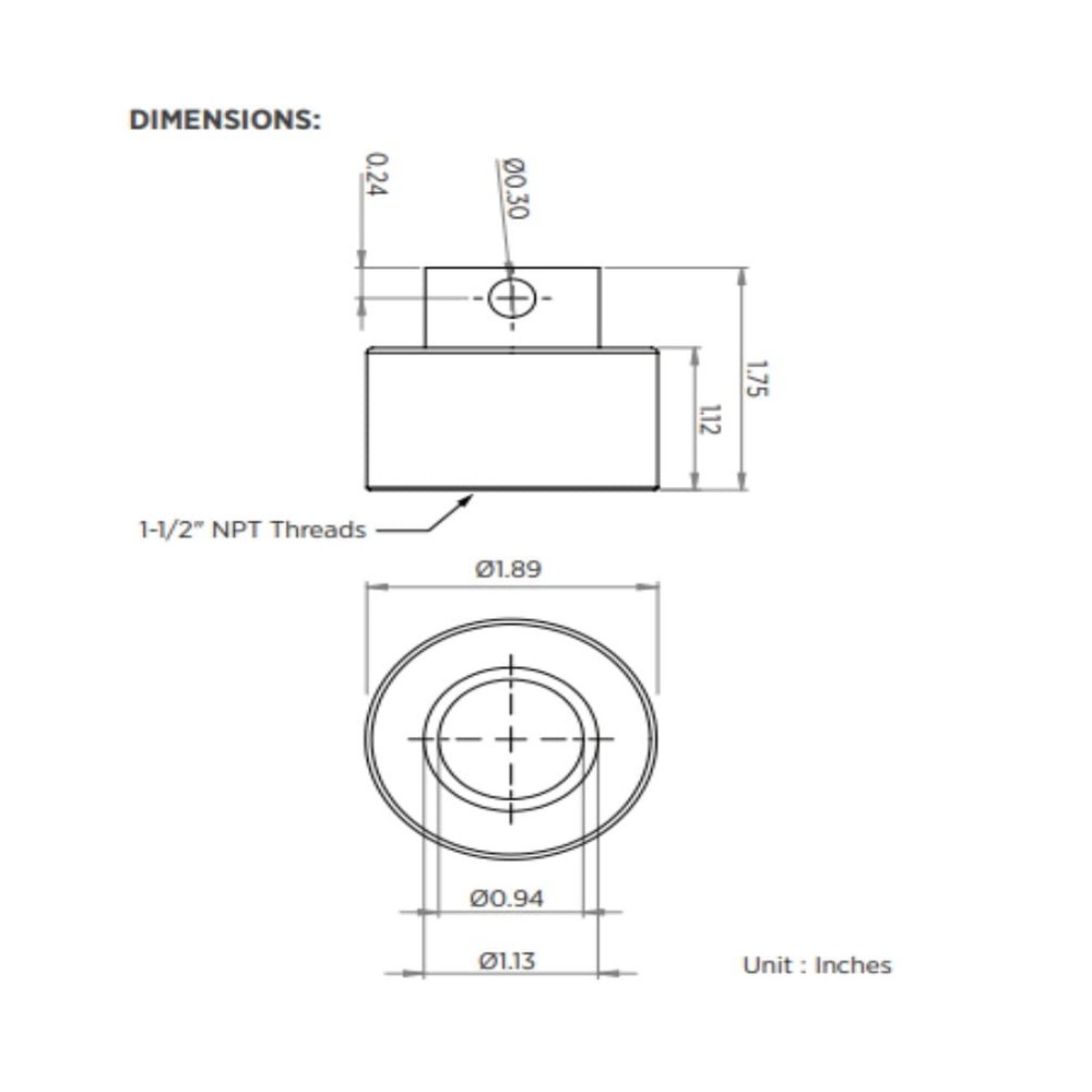 Clinton Electronics CE-CPPA EMT to NPS Female Adapter