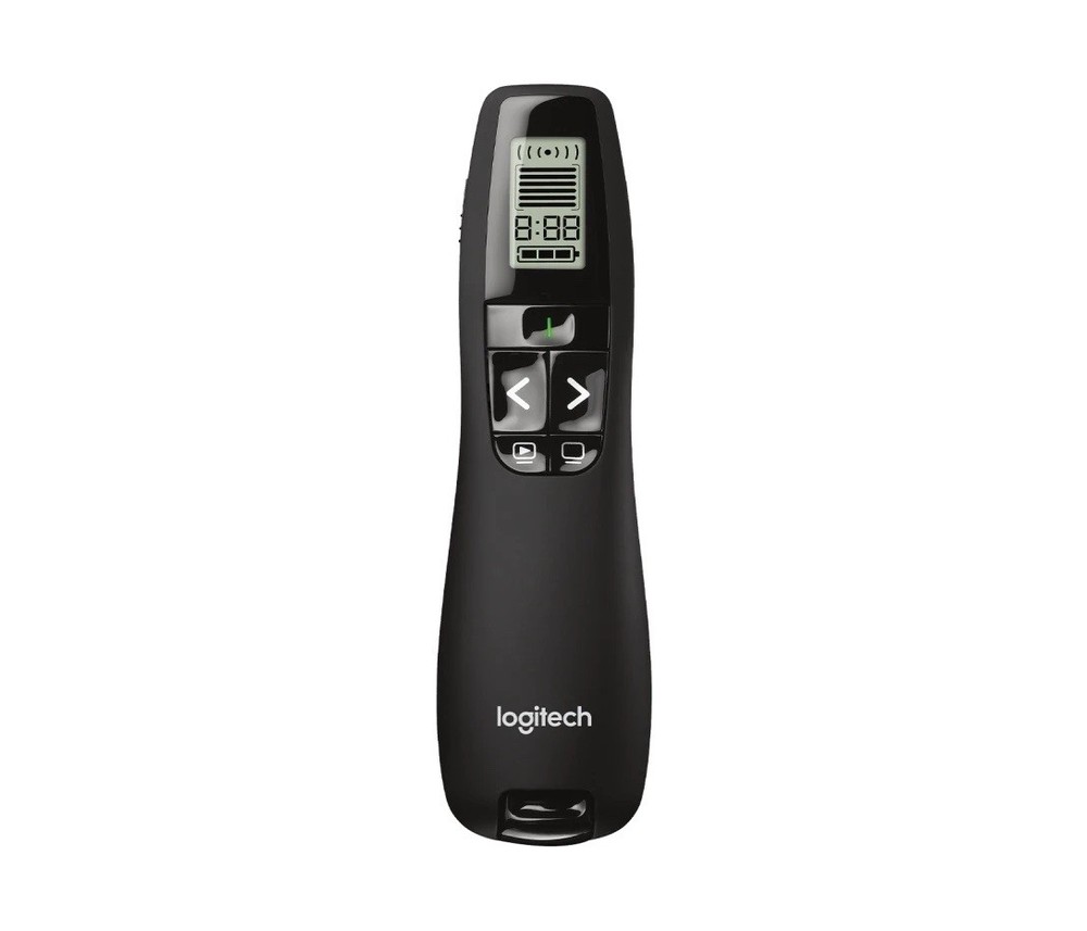 Logitech R800 Wireless Laser and Presentation Remote Control Black with Dongle