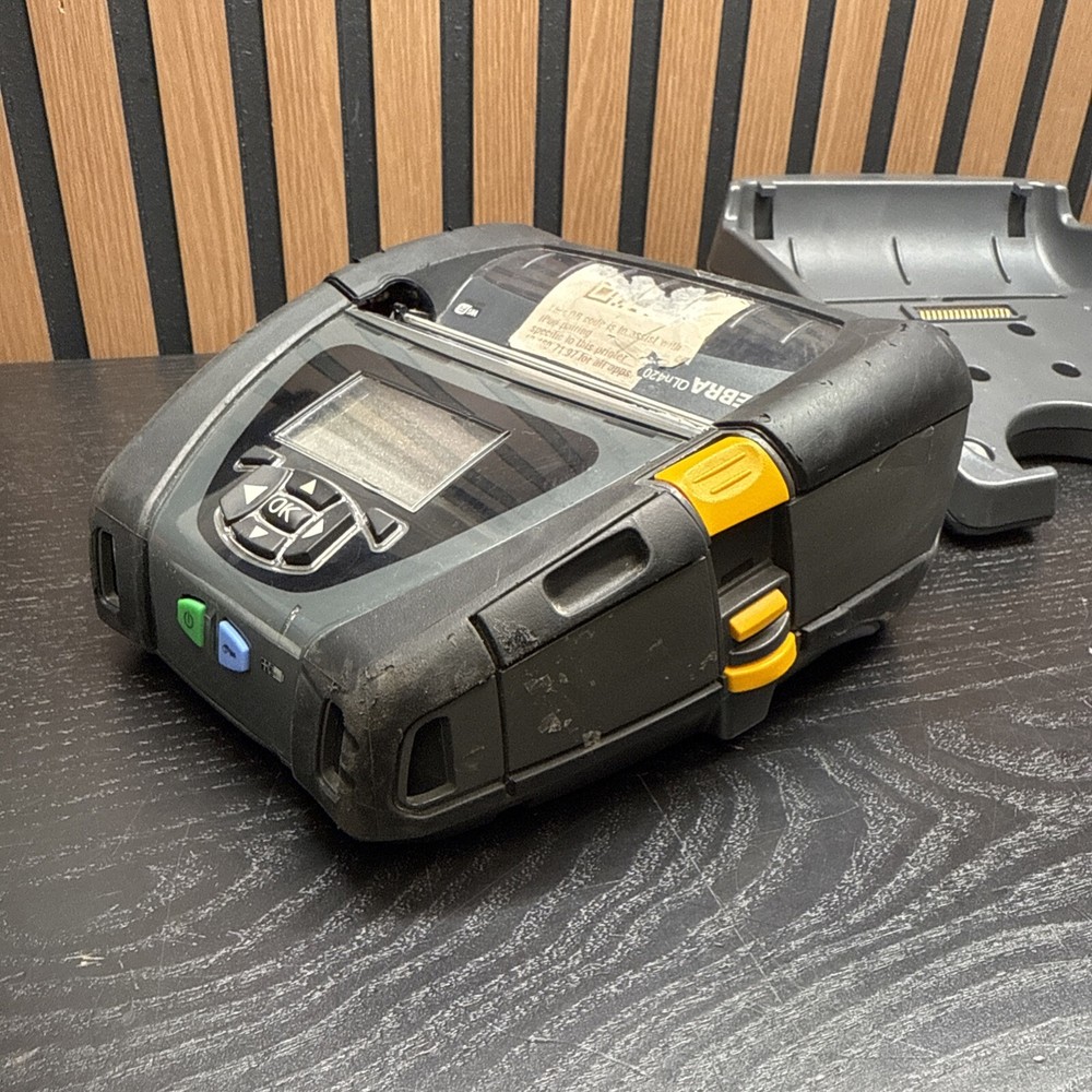 Zebra QLn420 Thermal Printer Bluetooth with Adapter and QLn420-EC Cradle