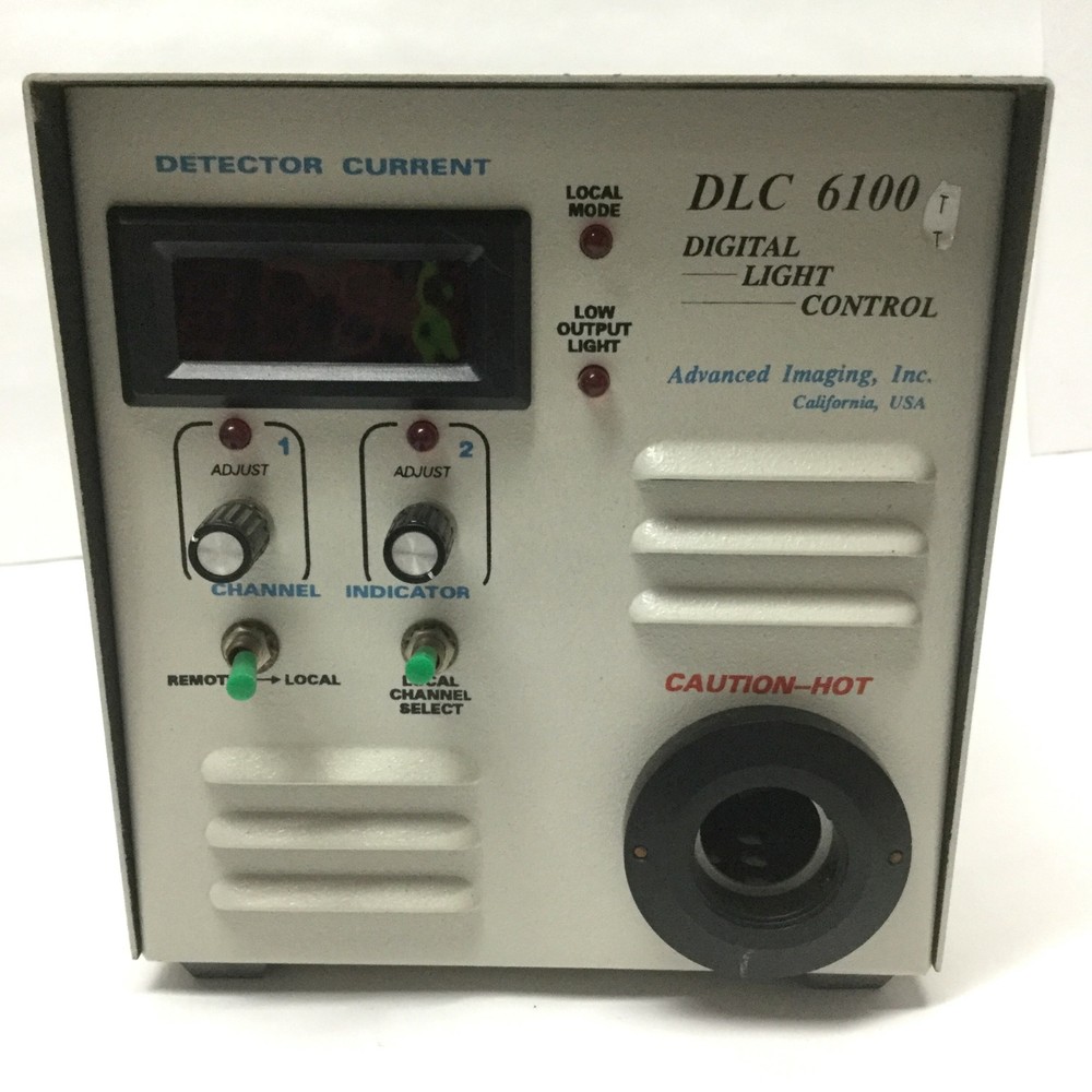 Advanced Imaging DLC-6100 Fiber Optic Light Source Illuminator Current LCD 115V