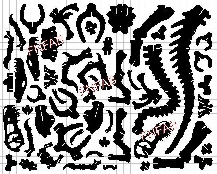 Dinosaur dxf clip art COLLECTION on CD for CNC Plasma. Includes 5 variations*