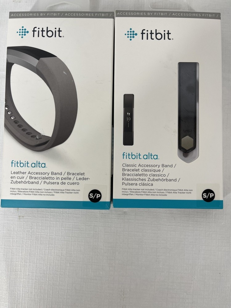 Fitbit Alta Small Black and Blue Bands-Pre Owned
