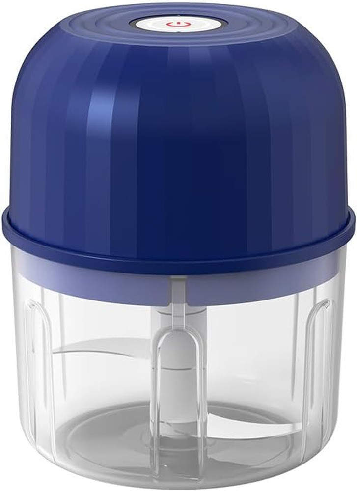 Type-C Rechargeable Electric Food Processor 260Ml - Reverse-Plug Compatible Port