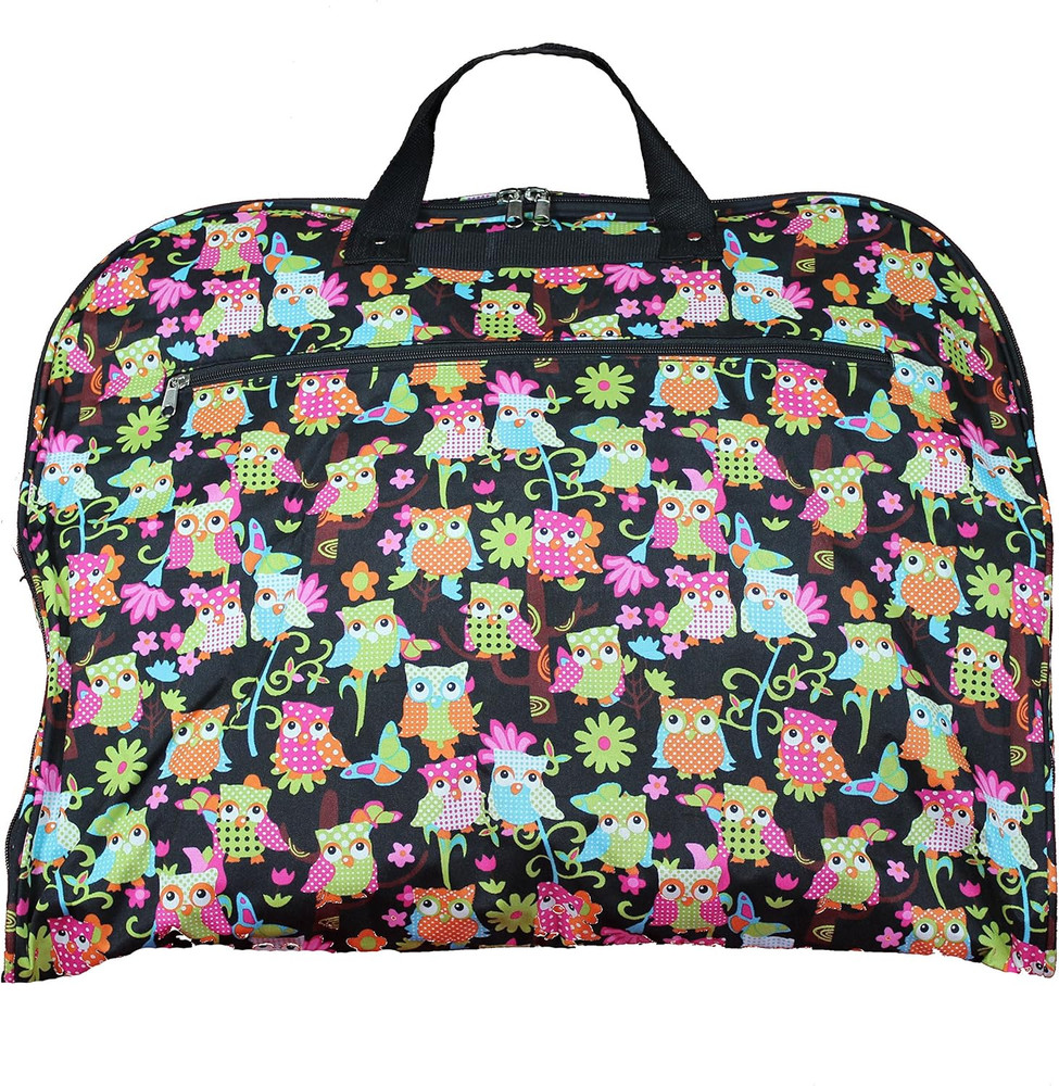 40-Inch Hanging Garment Bag - Multi Owl,One Size