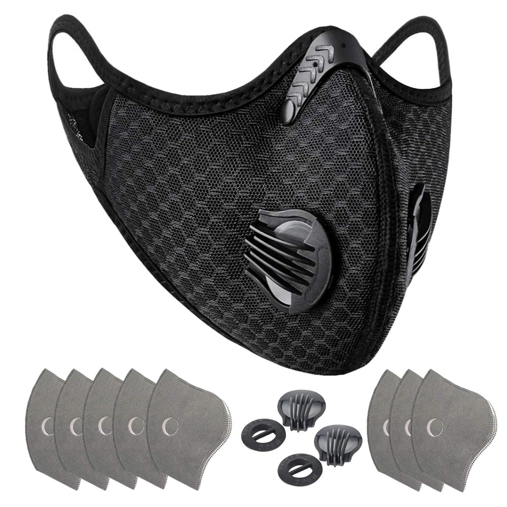 Loops Painter Face Dust Mask,Reusable Extra with 8 Activated Carbon Filters 2...