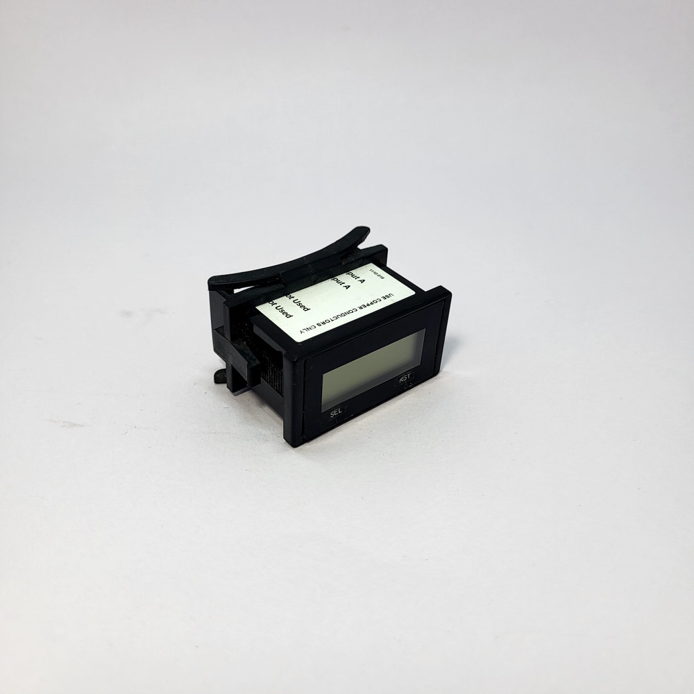REDINGTON 2PPW7 6320-2500-0000 Hour Meter Rectangular Lcd 3-300 VDC