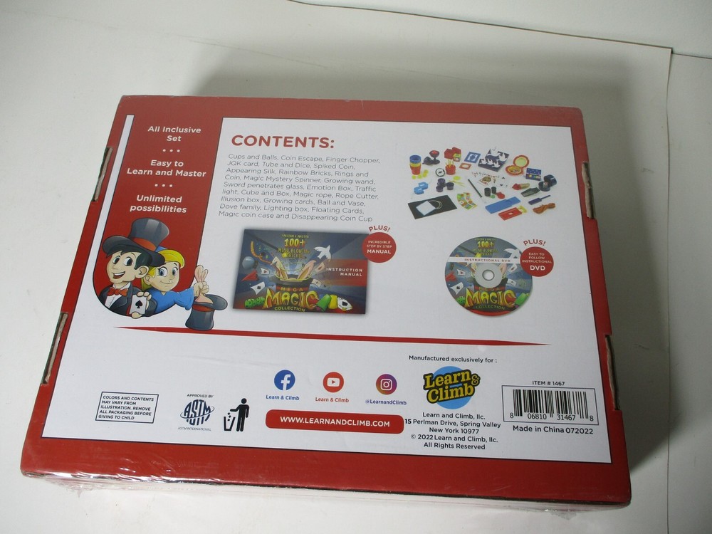Mega Magic Collection | Learn & Climb Magic Kit 2022 New sealed