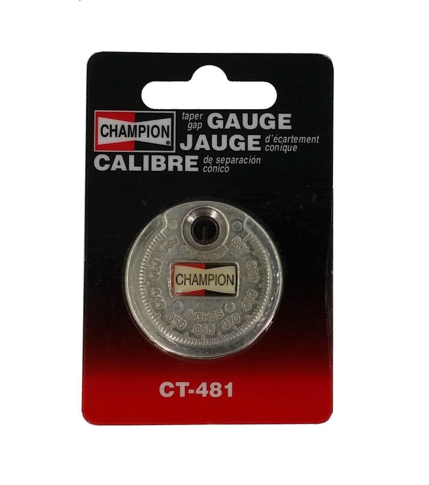 Silver Dollar Taper Gap Gauge - No Red Packaging, only gauge