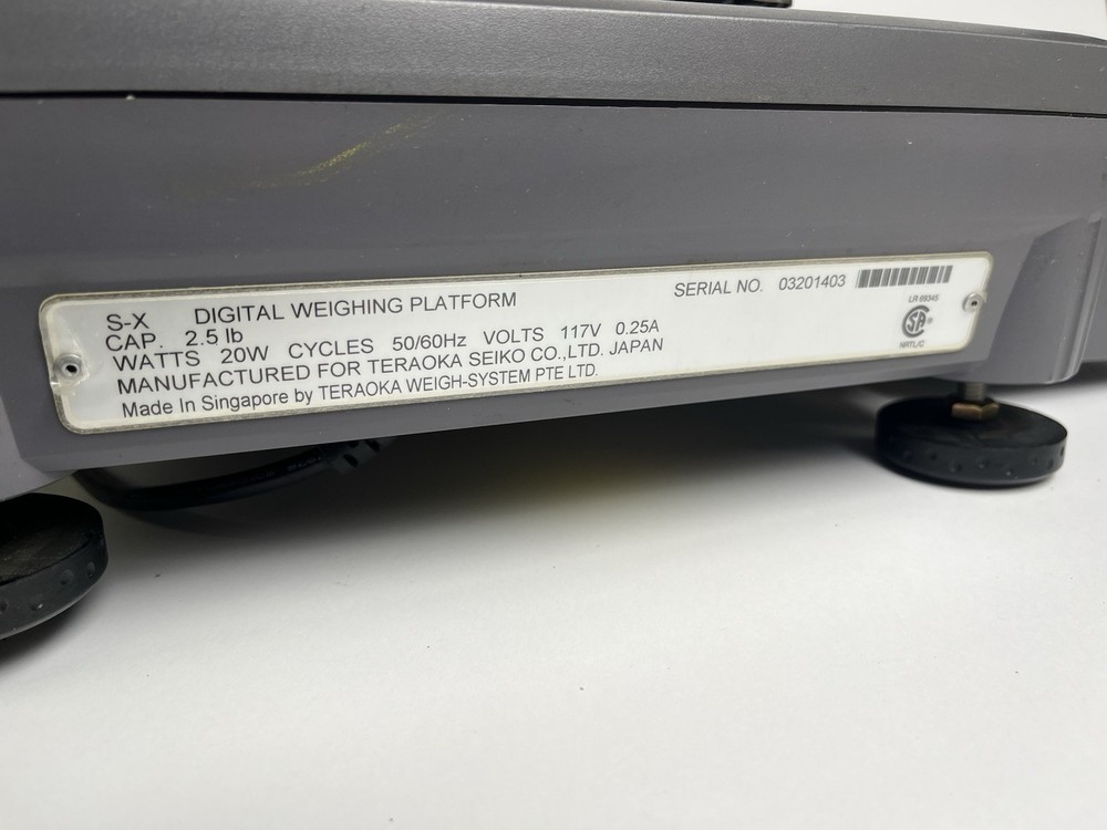 DIGI DC-190 Digital Counting Scale 2.5lb With 50LB. Auxiliary Platform