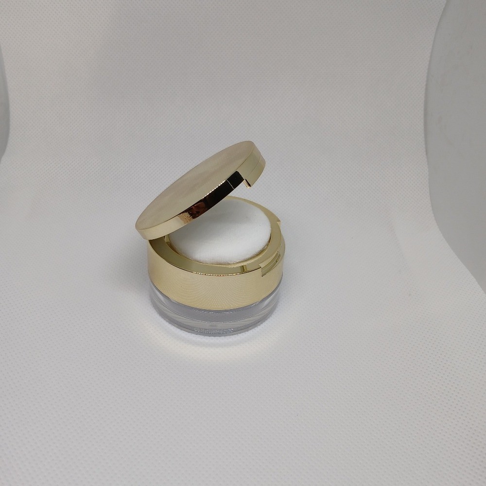Gold Makeup Powder Container