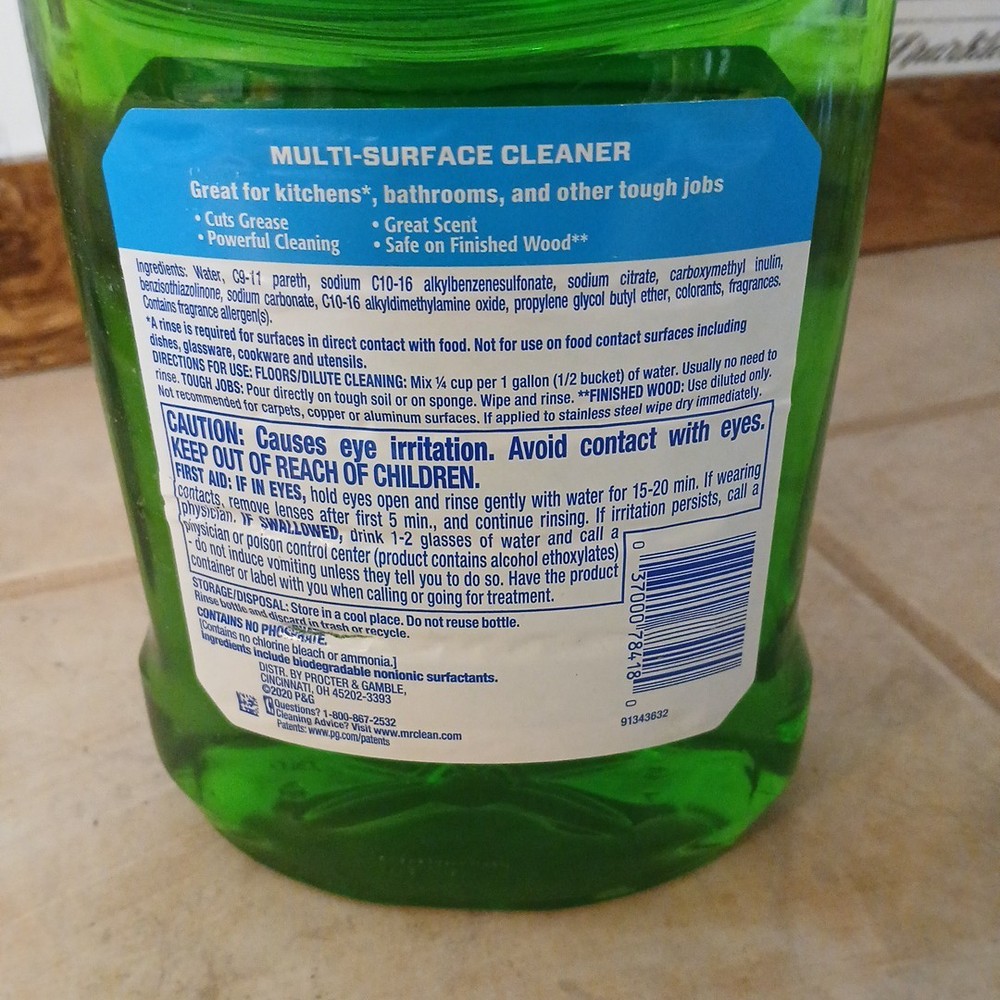 Mr. Clean with Gain Original Scent Multi-Surface Cleaner, 45 fl oz