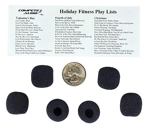 Small Microphone Windscreens (Microphone Covers) 6-Pack Headset/Lapel