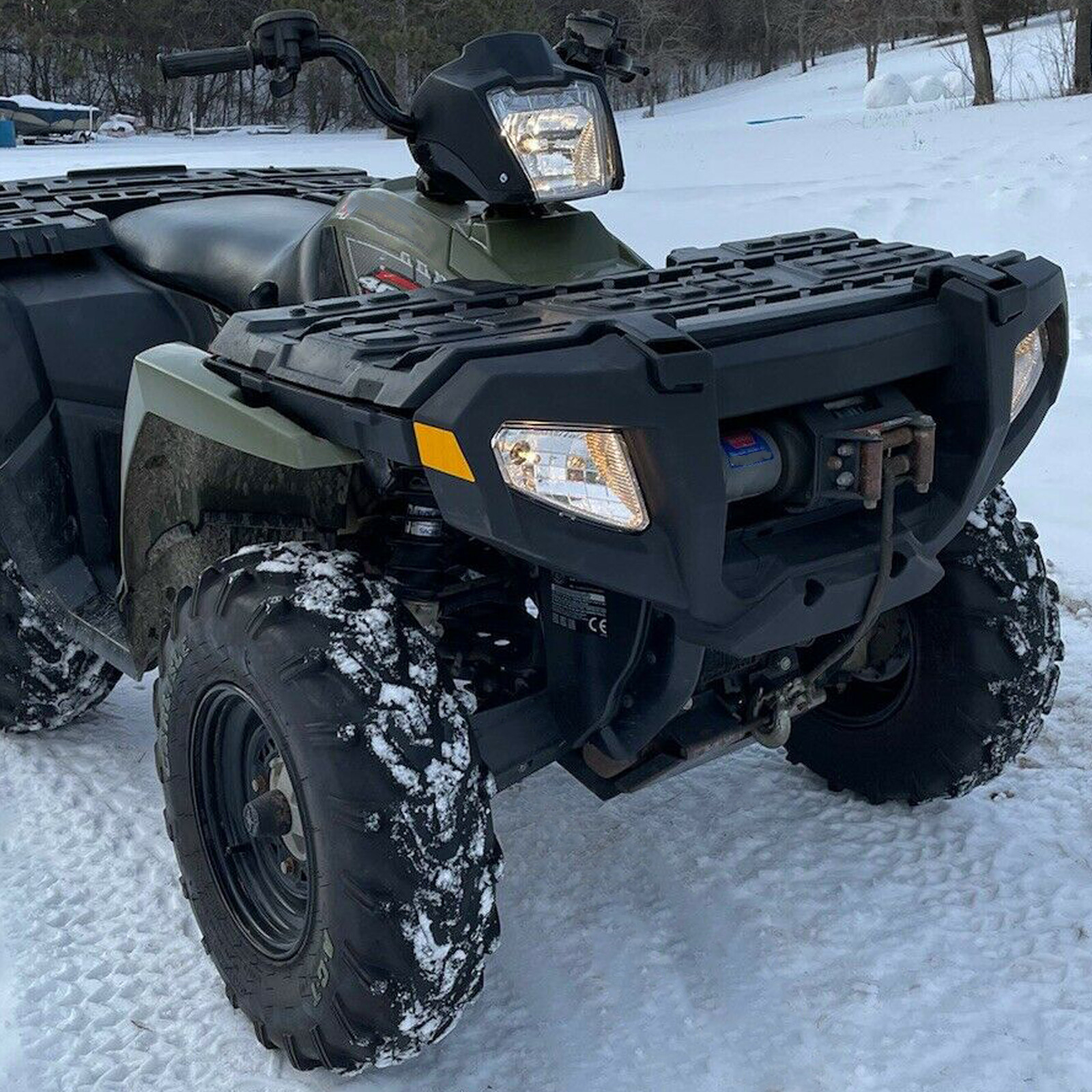 For Polaris 2633527-070 Black Front Bumper 05-2010 Touring Sportsman 800 700 500