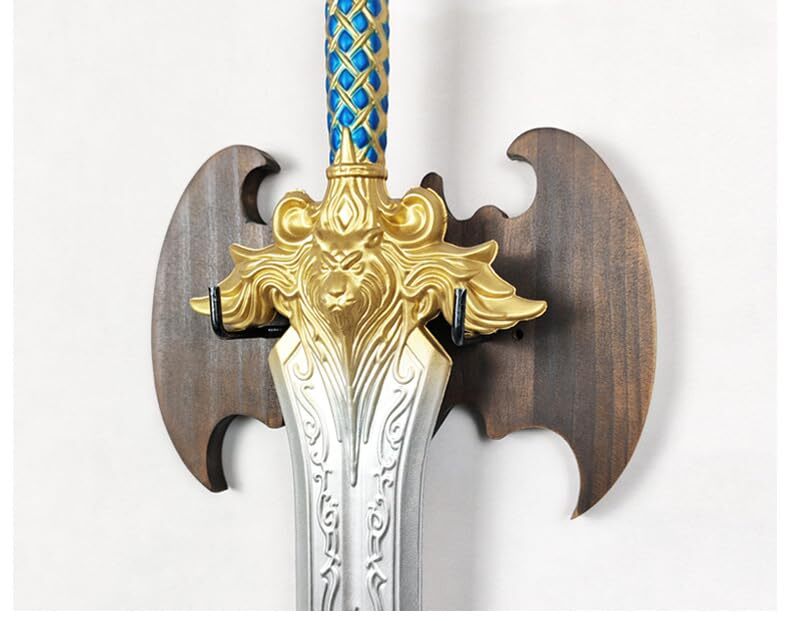 Sword Wall Rack - Sword wall mount-Wall mounted sword rack sword stant-Walnut...
