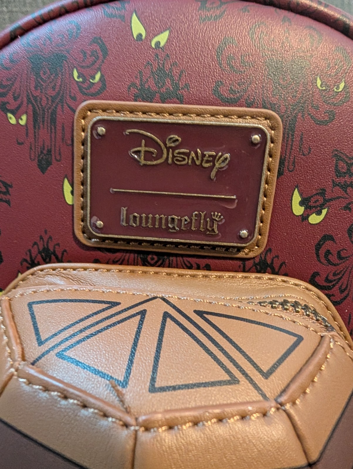 Disney Haunted Mansion Stretching Room Portraits Glow-in-the-Dark Mini Backpack