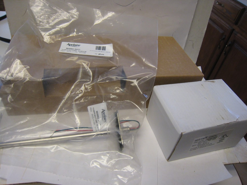 Aprilaire 6403K M-Stage 3-Zone Control Panel Kit DAT Sensor 24V 40VA Transformer