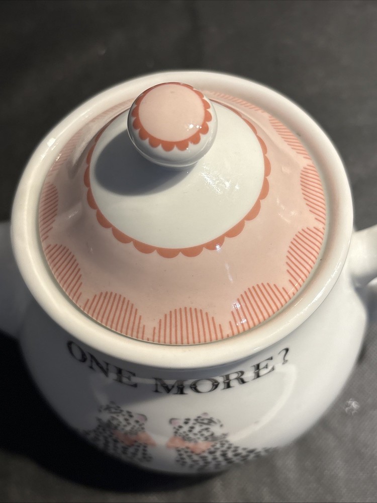 Ellen Studio Magenta Cheetah Teapot