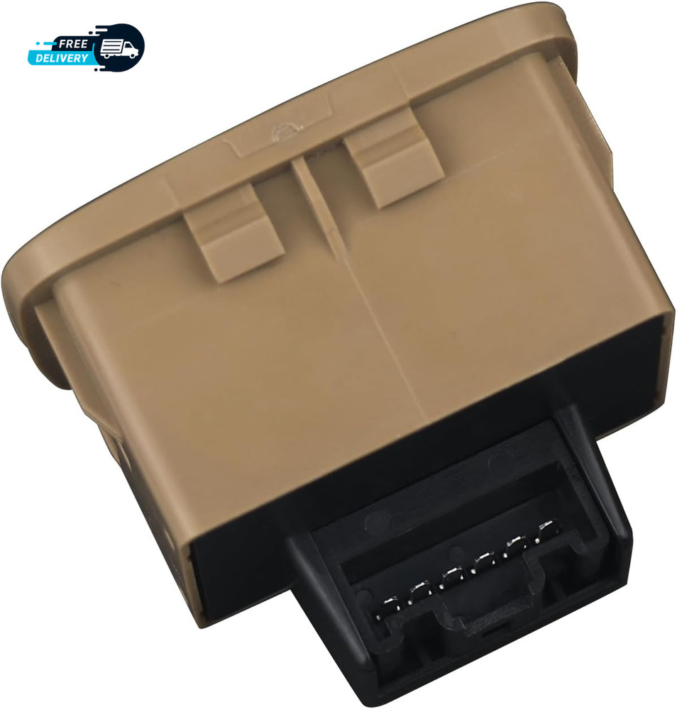 Center Console Power Window Switch Tan Compatible with 1998-2000 Mazda Miata