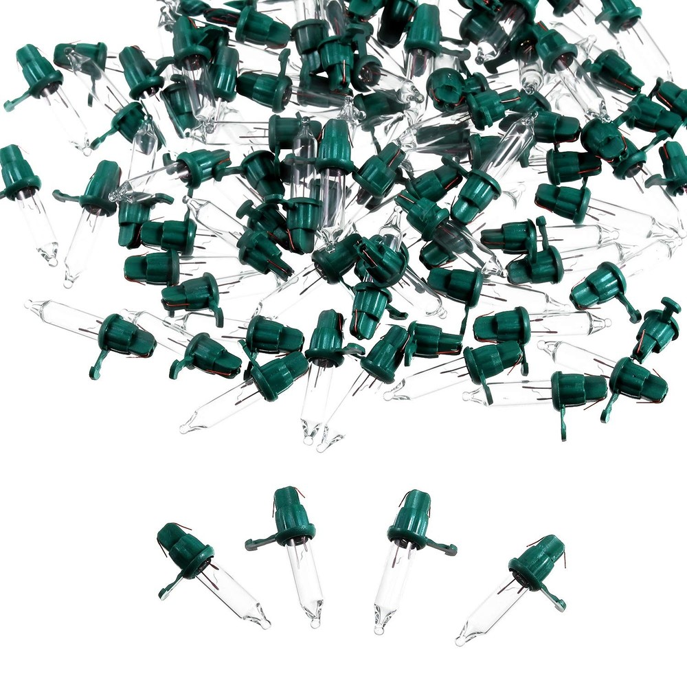 Mudder 200 Count Replacement Christmas Tree Green Base With Warm White Bulb