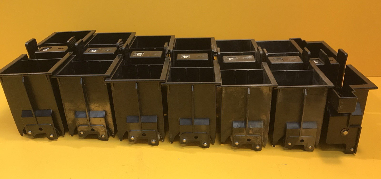 Noritsu QSF V-30 Film Processor Crossover Guides #'s 1- 7 V-50, V-100 Used