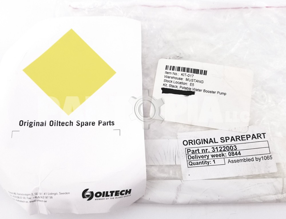 Oiltech 3122003, Potable Water Booster Pump Replacement Part for Stack Kit
