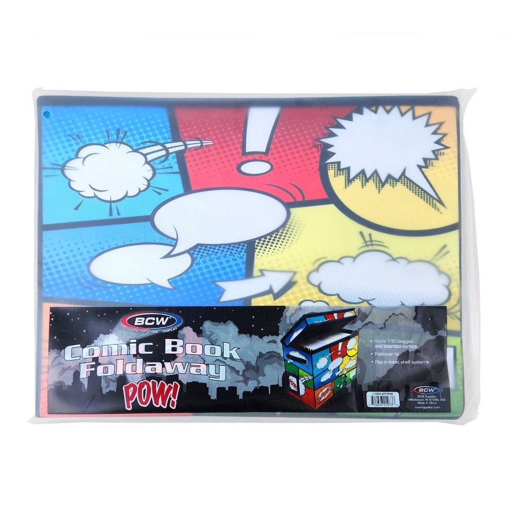 2 BCW POW Art Comic Book Foldaway Totes