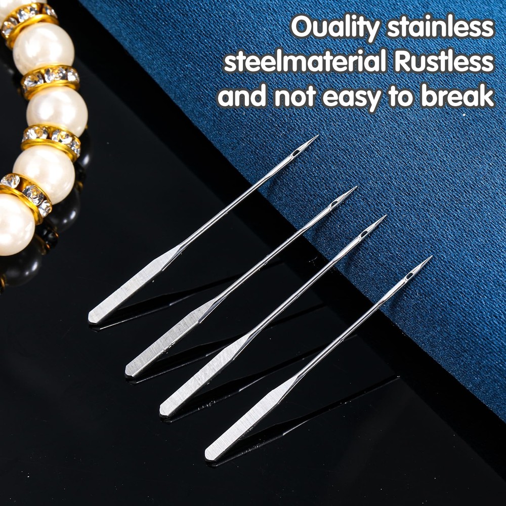 Singer Brother 100 Pcs Universal Sewing Machine Needles - Size 75/11, silver