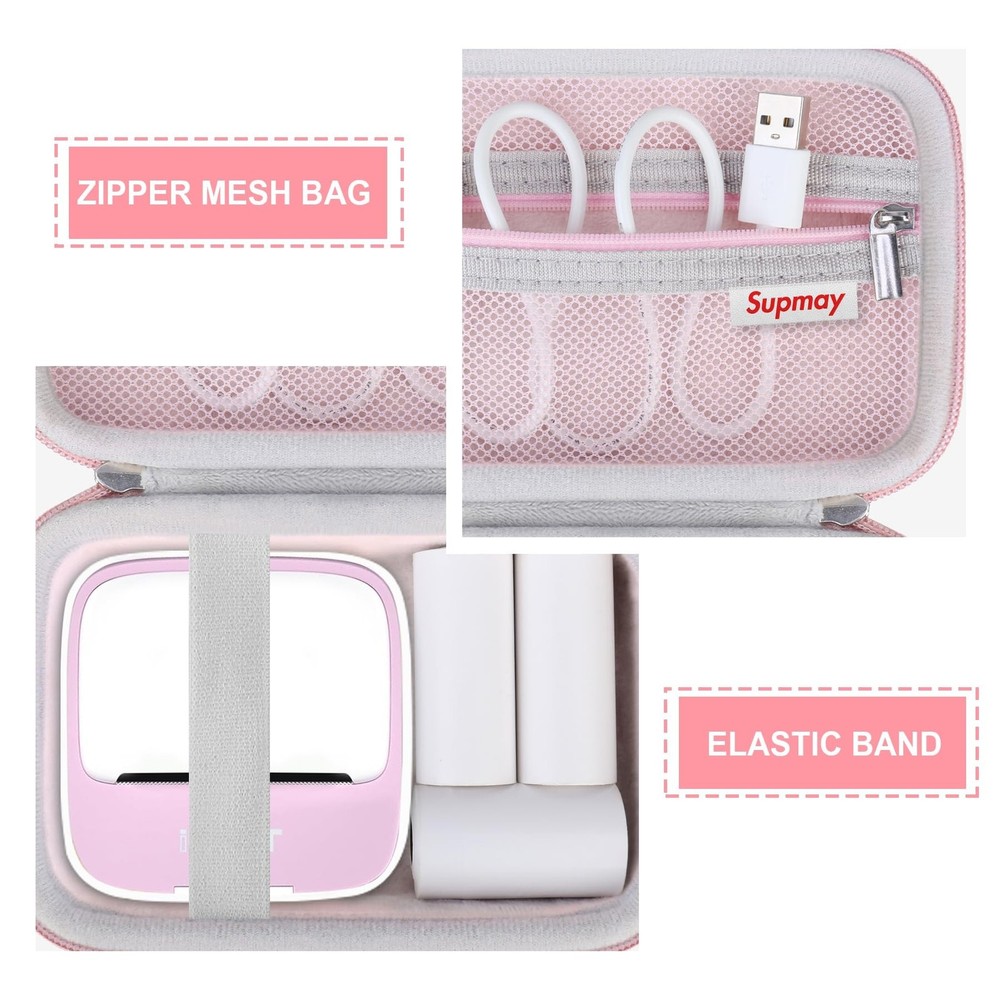 Hard Caying Case for iDPRT Mini Printer Portable Sticker Printer, Thermal Lab...