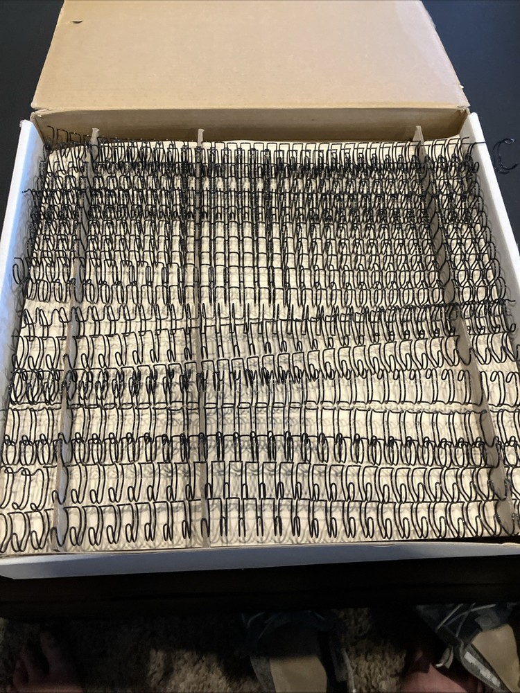 100x Double Loop Wire Binding Spines 32 Loop 3:1 Pitch 80 Capacity (5)