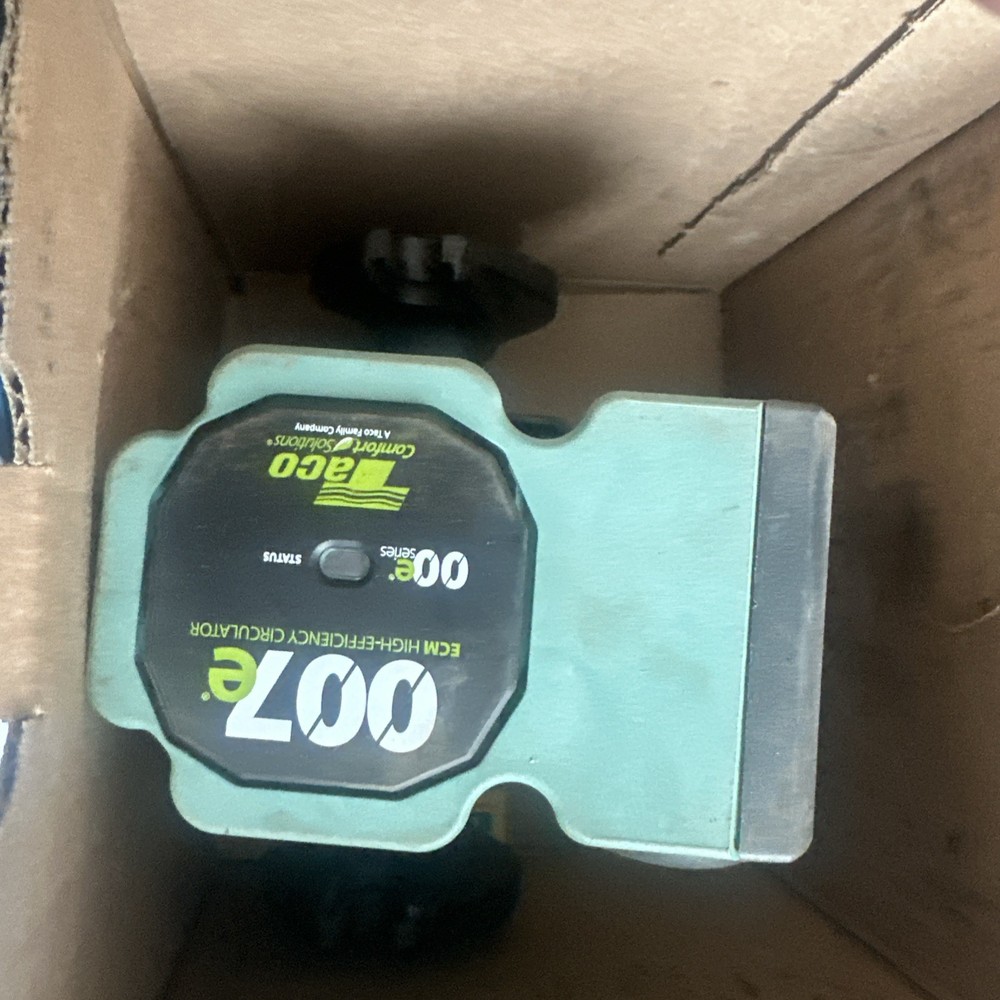TACO 007e-2F4 ECM High Efficiency Circulator Pump OEM *SEE DESCRIPTION*