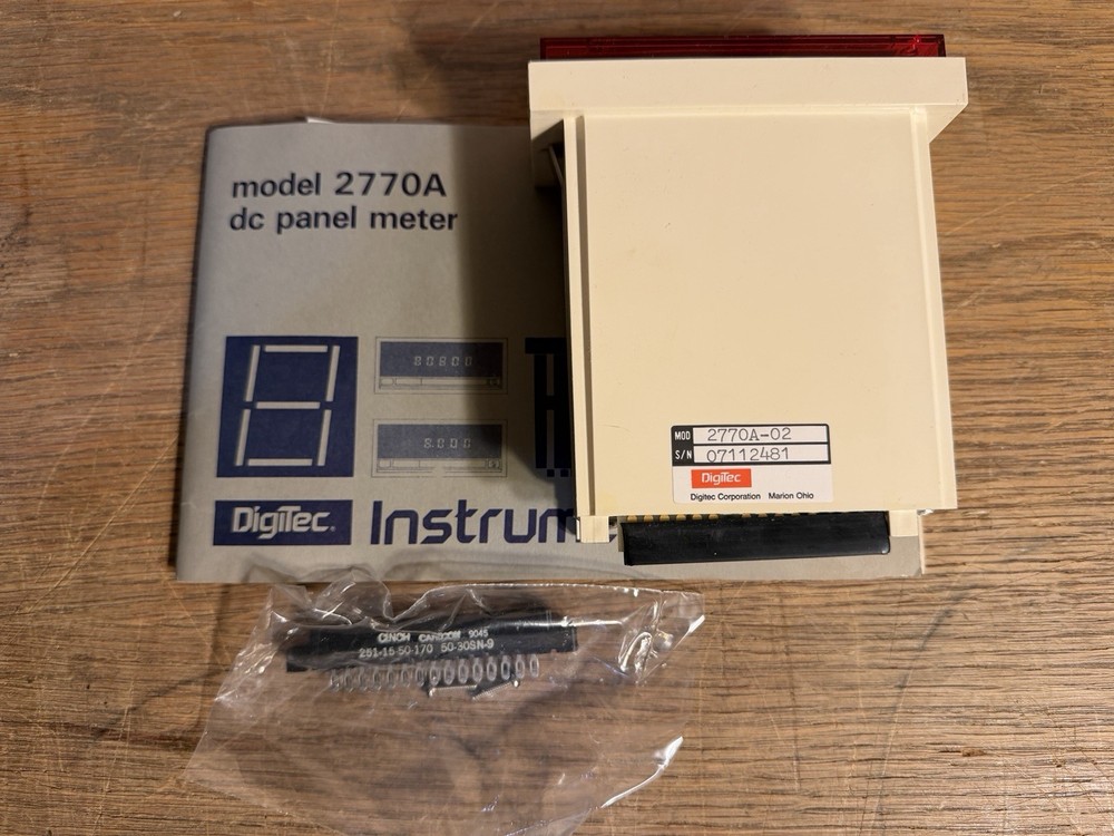DIGITEC DIGITAL PANEL METER 2770A-02