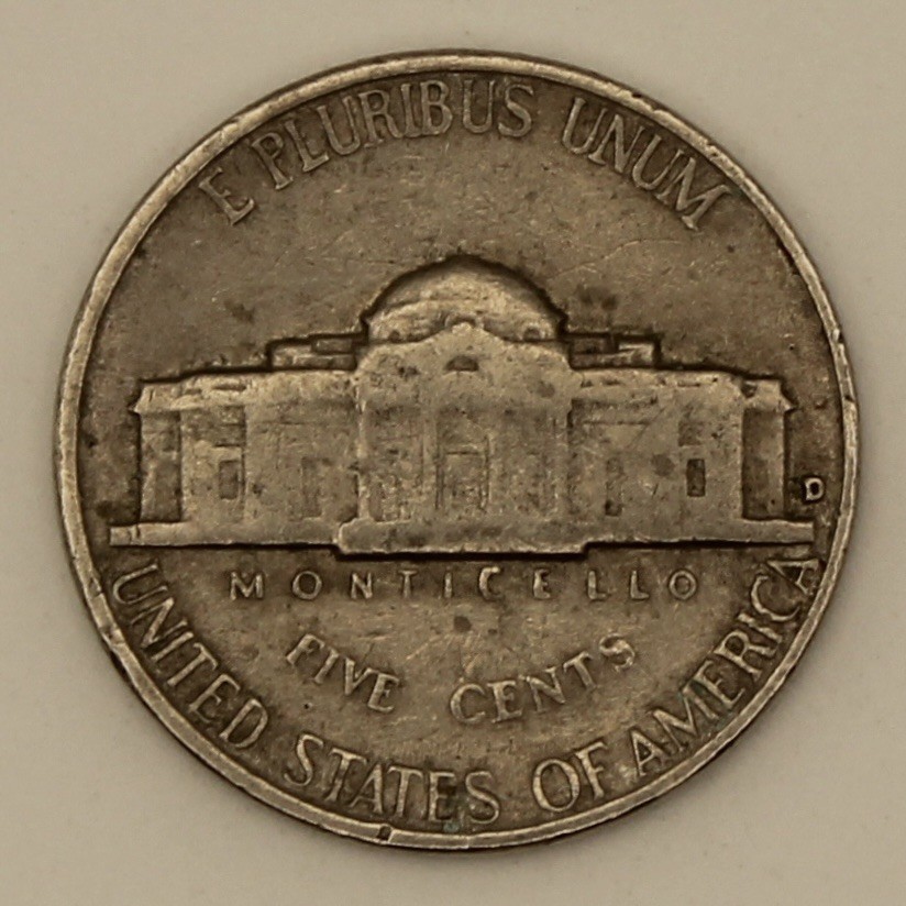 1960-D Jefferson Nickel