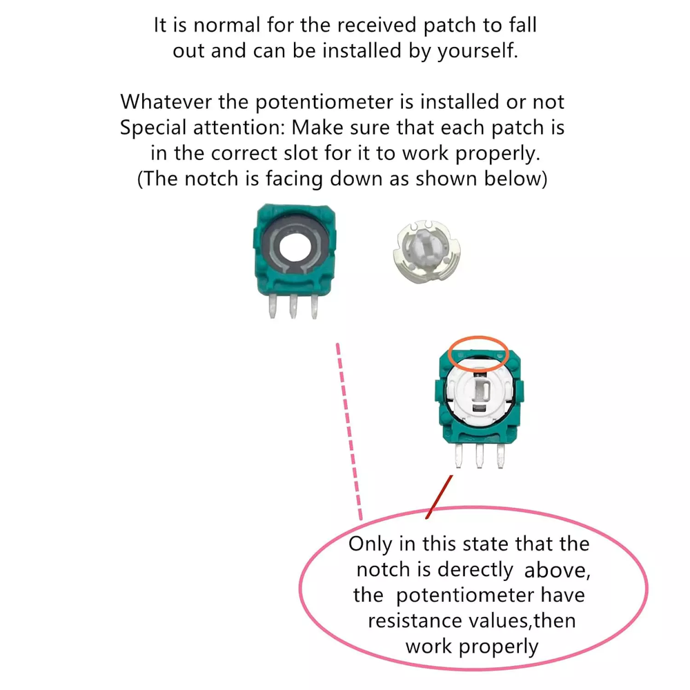 5x 10x Controller Joystick Potentiometers Micro Switch For PS3 PS4 PS5 Xbox One