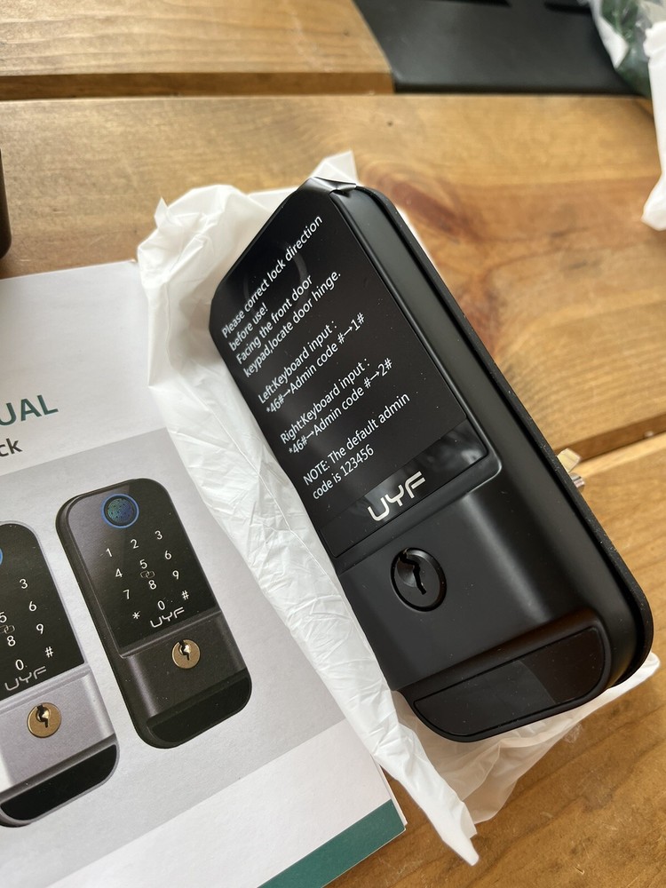 UYF Fingerprint Smart Door Lock, Keyless Entry, Electronic