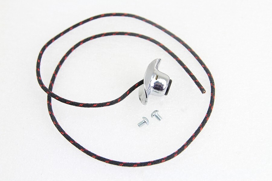 Replica Handlebar Horn Switch Button with 30" Wire for Harley Panhead 1926-1971