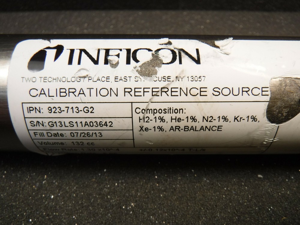 INFICON 923-713-G2 CALIBRATION REFERENCE SOURCE