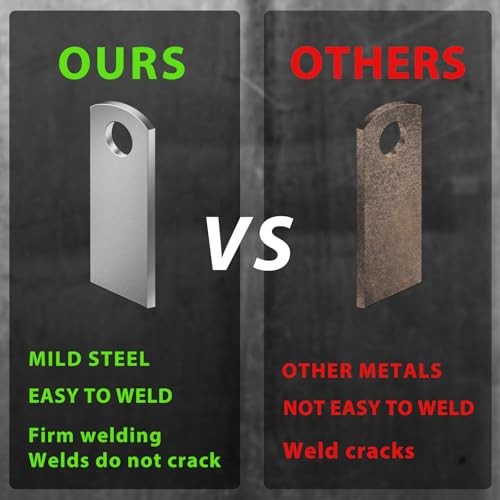 Weld on Tabs, Steel Basic Weld Tab, Universal Long type 1/8" Thick Uncoated