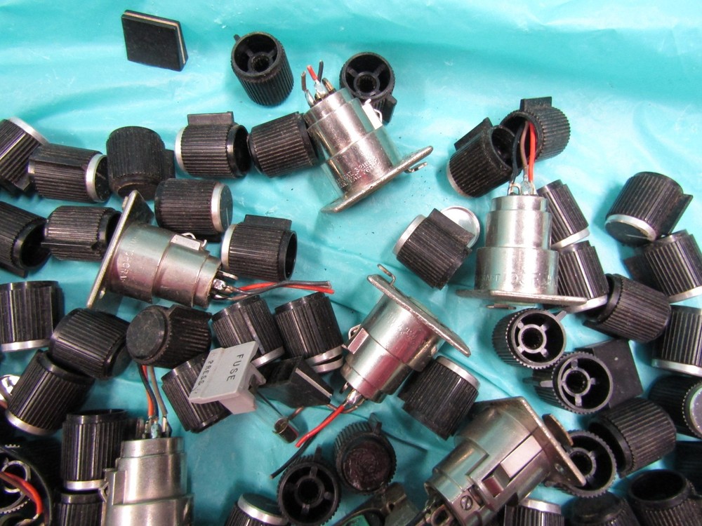 Vintage Bi-Amp 1682 Mixing Board Knobs/ Sliders/ Misc.Parts
