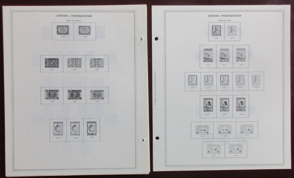 Jordan: Clean Set of Unused Minkus Supreme Global Pages to 1982