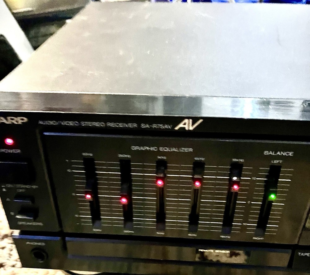 TESTED. Sharp SA-R75AV Audio/Video Stereo Receiver