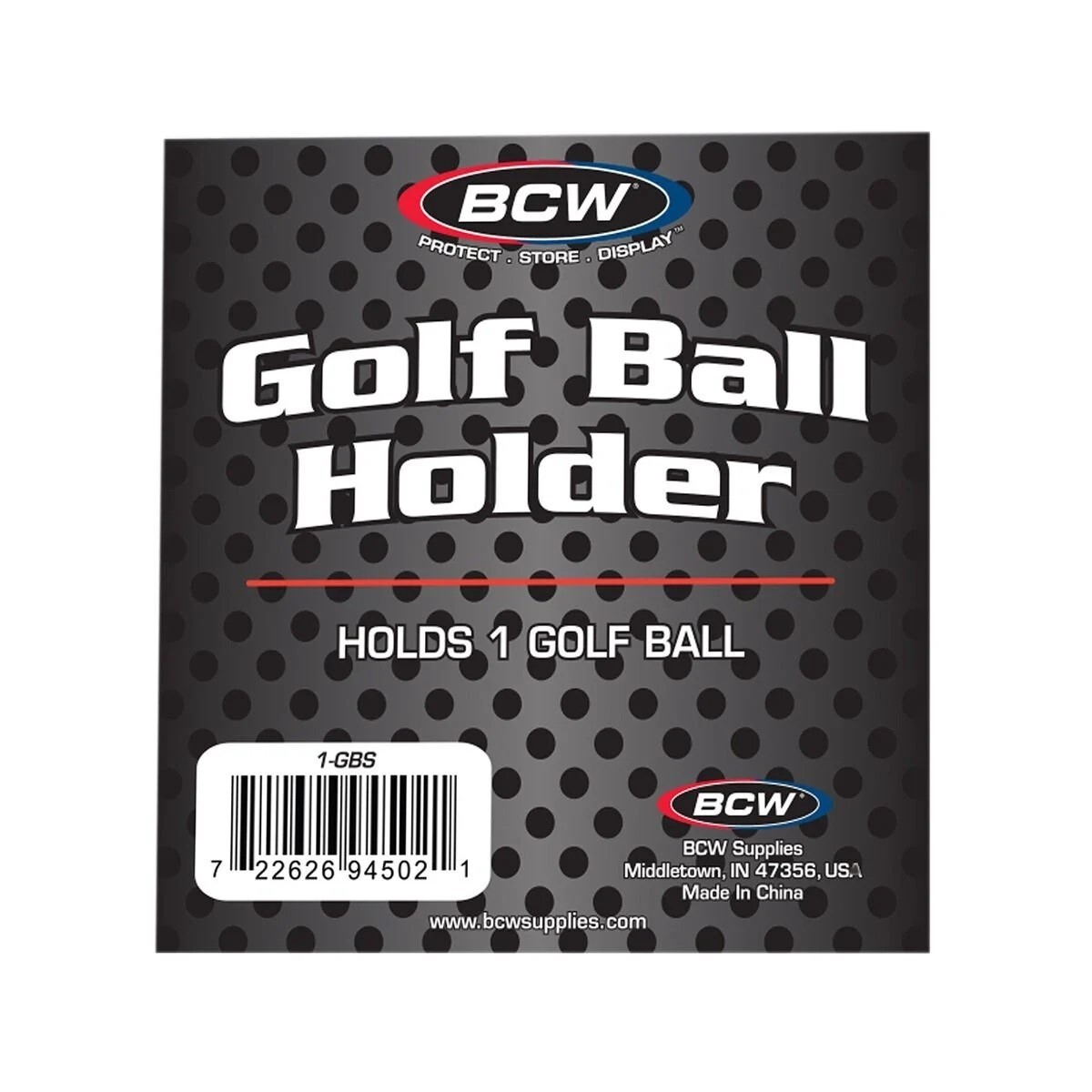 Golf Ball Display Plastic Clear Case Cube Square Stackable Holder Autograph BCW