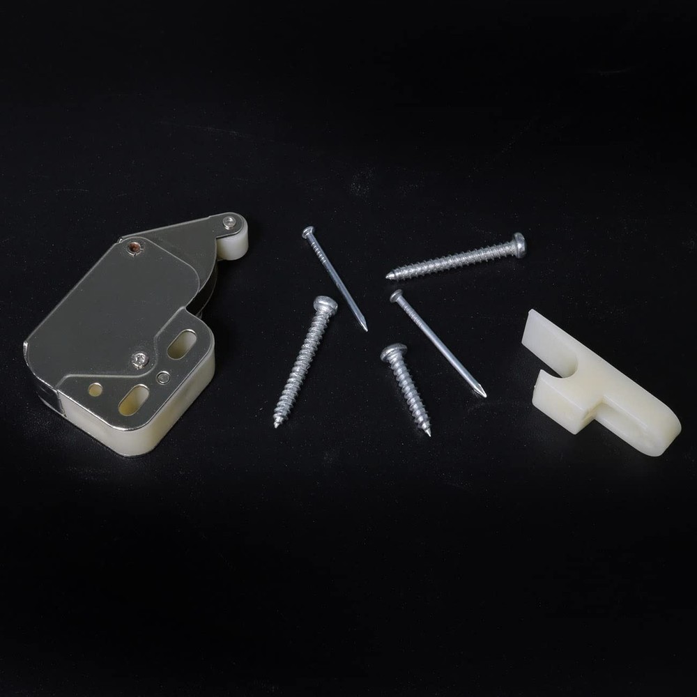 WHYHKJ 2 Sets Spring Loaded Mini Tip Push Catch Release Latch to Open...