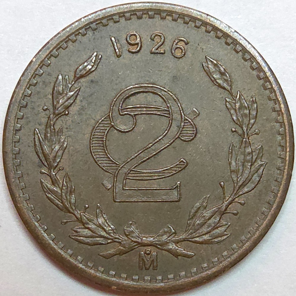 1926 Mexico 2 Centavos (Lot#1)