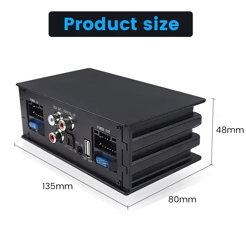 Car Audio DSP Digital Processor 4X50W Amplifier Android Radio