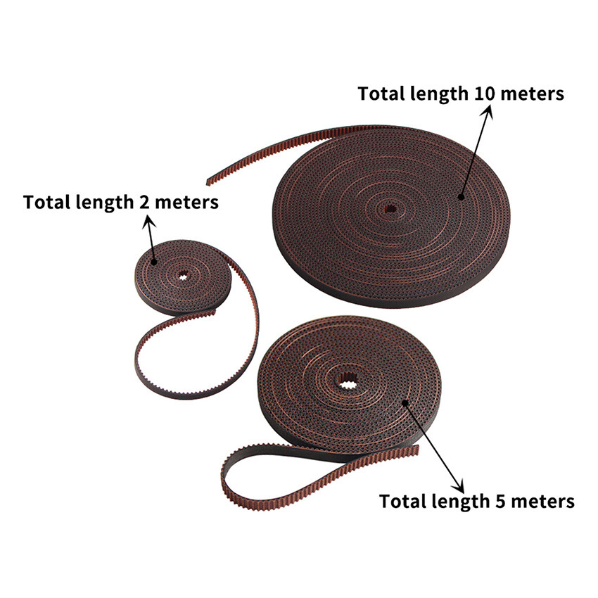 Anti-slip and Dust-proof Rubber Split Synchronous Belt 3D Printer Accessory