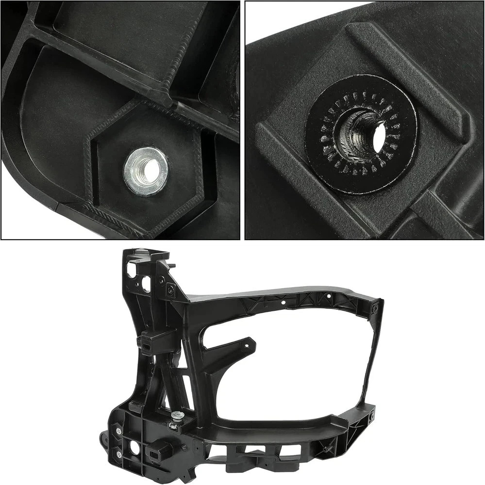 Radiator Support Headlamp Mounting Bracket Compatible with Left (Driver Side)