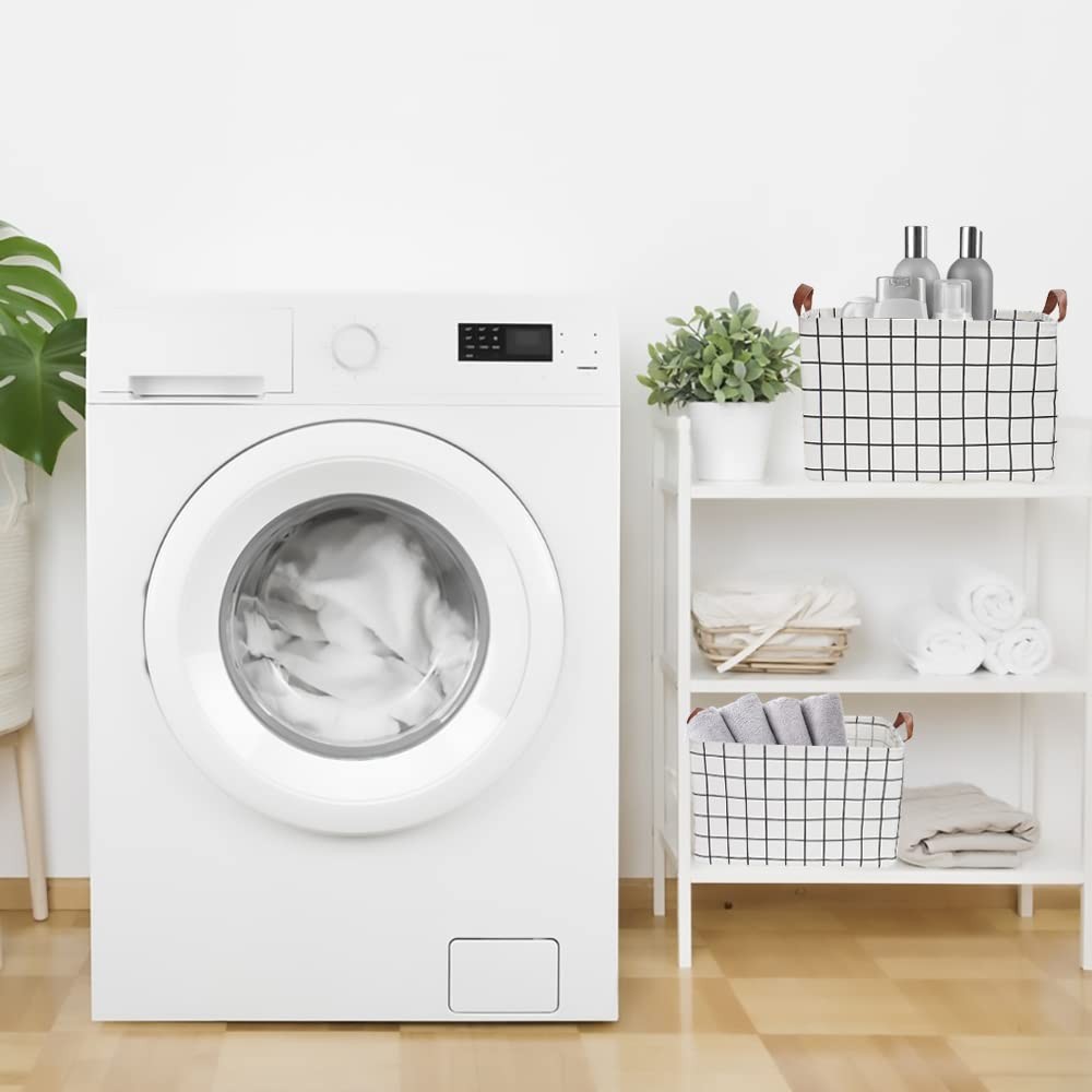 Rectangular Storage Basket,Collapsible Cute Pattern Storage Bin,Waterproof Co...